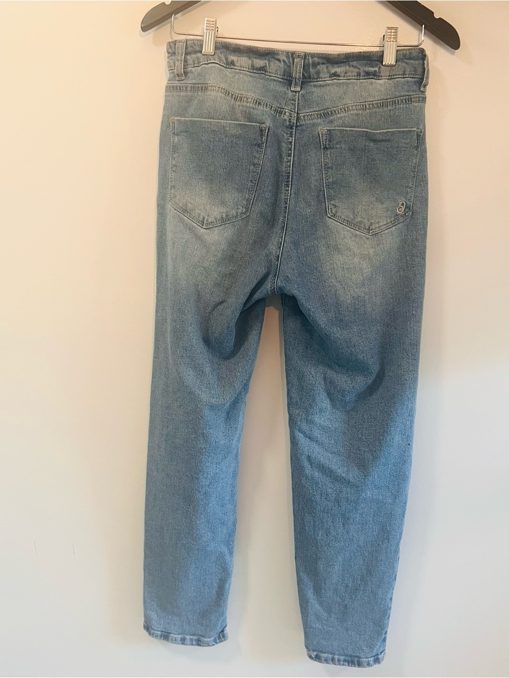 Indigo Rein Light Blue High-Rise Jeans with Heart Accents - Picture 4 of 5